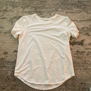 Lululemon short sleeve shirt white size 2